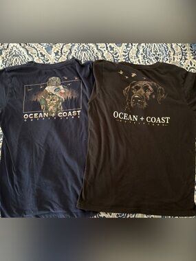 Ocean + Coast Kids Short Sleeve Tee - Black or Navy LOT